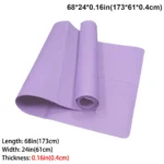 Tapete para yoga plegable, ecológica, ejercicio y fitness. - Imagen 14