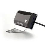 Voltímetro Digital LED Para Moto 10-150V DC Impermeable con Soporte. - Imagen 3