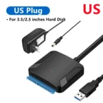 Cable Adaptador de SATA a USB 3.0 con Fuente de Poder de 12V - Imagen 9