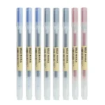 Set de Bolígrafos de Gel (3 a 6 pzas) | Tinta Negra, Roja y Azul 0.5 mm | Estilo Muji para Oficina y Escuela. - Imagen 4