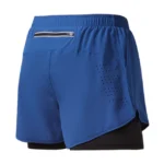 Pantalones cortos de running para hombre,shorts negros de doble capa para hombre. - Imagen 18