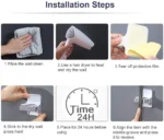 Soporte de pared para escobas, pinza para escobas, colgador para escobas y recogedores para sistemas de almacenamiento en el hogar, cocina, jardín y garaje, 2 piezas - Imagen 4