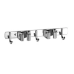Soporte de Pared para Escobas y Trapeadores | Colgador Organizador de Acero Inoxidable para Cocina y Baño. - Imagen 11