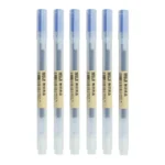 Set de Bolígrafos de Gel (3 a 6 pzas) | Tinta Negra, Roja y Azul 0.5 mm | Estilo Muji para Oficina y Escuela. - Imagen 17