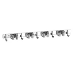 Soporte de Pared para Escobas y Trapeadores | Colgador Organizador de Acero Inoxidable para Cocina y Baño. - Imagen 9