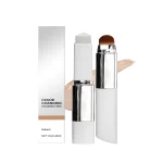 Color Changing Foundation Stick with Makeup Brushes 2 in 1 Lasting Waterproof Matte Finish Lightweight High Coverage Makeup Base - Imagen 2