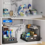 Organizador Deslizable de 2 Niveles en Fregadero Cocina y Baño. - Imagen 3