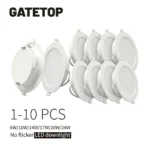 Pack de Focos LED Empotrables Redondos 1-10 pzas.