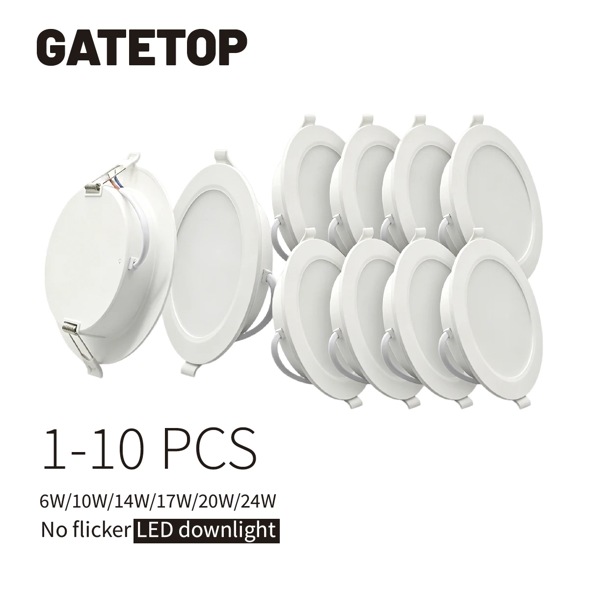 Sedab77845046470882560dcd84864feff.webp Pack de Focos LED Empotrables Redondos 1-10 pzas. - Imagen 1