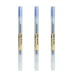 Set de Bolígrafos de Gel (3 a 6 pzas) | Tinta Negra, Roja y Azul 0.5 mm | Estilo Muji para Oficina y Escuela. - Imagen 12